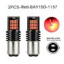 2x Signal Lamp P21w Led Ba15s 1156 Py21w Bau15s Bulb 3030SMD Canbus 1157 Led Bay15d P21/5w Turn Brake Backup Light 12V Image 3