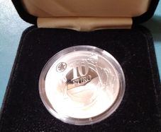 Central Bank  Proof Silver Coin