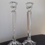 Mikasa Cambridge Pair Of 6.5 Inch Crystal Single Light Candle Holders Image 2