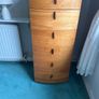 furniture - tall chest of drawers and two side lockers Image 2