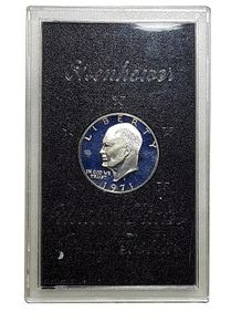 USA 1971 One Dollar Silver Proof Eisenhower