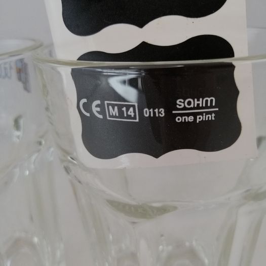 Hoegaarden Pint Glasses (Full Pint) - Brand New