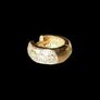 Vintage Hallmarked Yellow Gold Diamond Ear Cuff Image 5