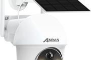 2K Security Camera Outdoor Wireless with 360 Degree View, Solar Security Camera Outdoor with Smart Siren, Spotlights, Human Detection, 2 Way Audio, Color Night Vision, Work with Alexa (FREE POSTAGE)