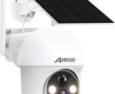 2K Security Camera Outdoor Wireless with 360 Degree View, Solar Security Camera Outdoor with Smart Siren, Spotlights, Human Detection, 2 Way Audio, Color Night Vision, Work with Alexa (FREE POSTAGE)
