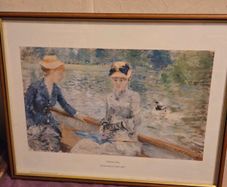 "Summer's Day" by Berthe Morisot - Framed Print