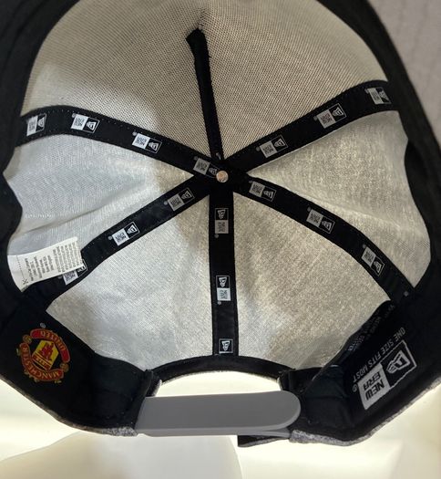 Manchester United New Era Grey Marl Devil Snapback Cap Excellent