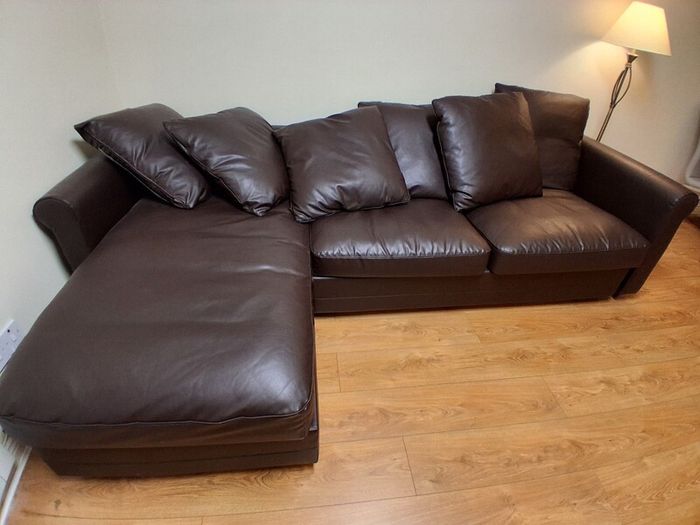 Ikea couch with pull out bed and storage