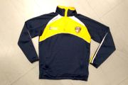FREE POST Antrim (M) GAA Half Zip Sweatshirt O'Neills Jumper Pullover Sweater Gaelic Football Hurling Ulster Yellow Aontroim Medium