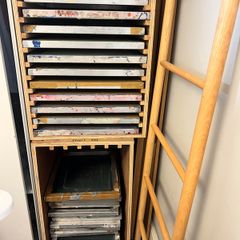 Wooden Racks with Aluminium Frames