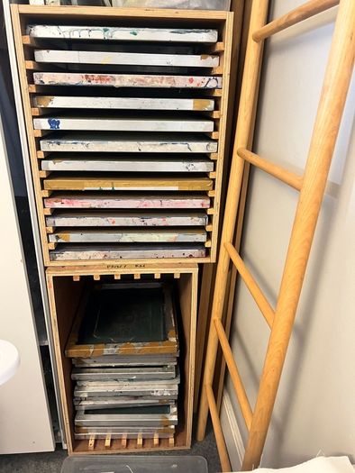 Wooden Racks with Aluminium Frames