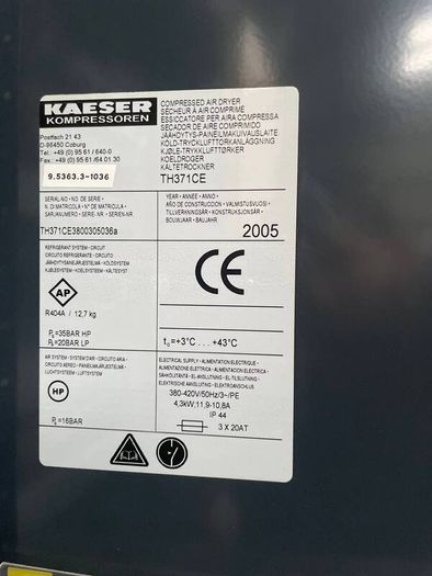 Kaeser Th 371 Dryer