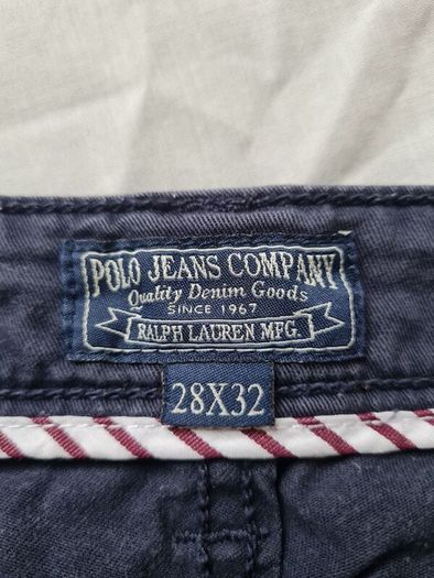 Ralph Lauren cotton jeans size 28/32 zip fly navy in excellent condition