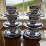 vintage 18 piece blue willow Image 3