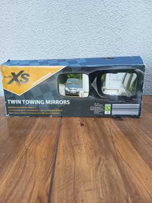 XS twin towing mirrors in box