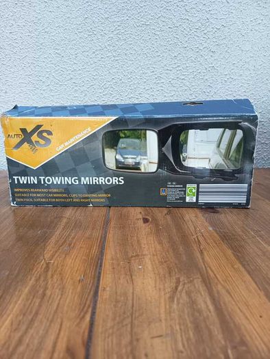 XS twin towing mirrors in box