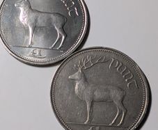 Irish Pound coins