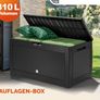 Garden Storage Box Cushions 310L  Rattan Look Image 2