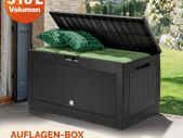 310L Rattan Look Garden Storage Outdoor Storage Box