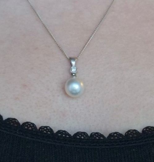 Pendant, Diamond & Pearl