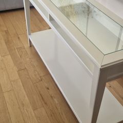 IKEA Glass top Console Table