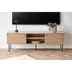 TV bench - Oak veneer