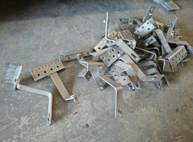 solar panel railing hooks / brackets