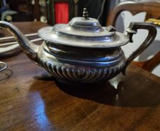 Antique sheffield electroplate teapot