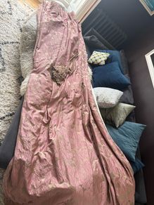 Beautiful fleece interlined curtains from period home. Make an offer.