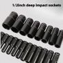 Socket wrench set, universal socket wrench set, deep-slot socket wrench set, pneumatic maintenance tool wrench 10 piece set Image 8