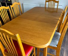 table and chairs