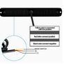 Bright 4pcs Ultra-Slim Amber White LED Work Light - Surface Mount LED Emergency Light with 24 LEDs, Mini Grille Lights Image 3