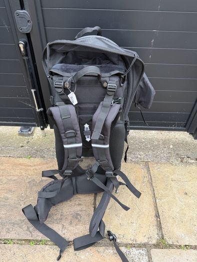 child's lupilu backpack carrier and bicycle seat