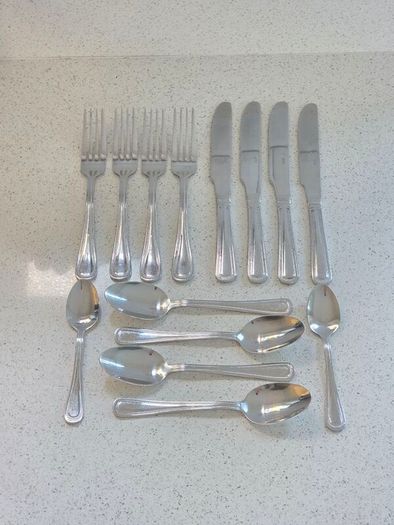 Judge Stainless Steel Beaded Cutlery Set - 14 Pieces