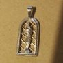 Handmade Sterling Silver Virgin of Guadarrama Pendant Image 3