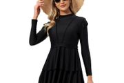 Brand New OBEEII Muslim Swimwear for Women Modest Solid Colour Swimwear