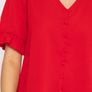 Carraig Donn Red Blouse. Large Image 2