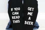 If You Can Read This, Get Me A Beer Socks Mens funny socks