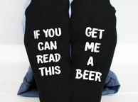 main image for ad If You Can Read This, Get Me A Beer Socks Mens funny socks