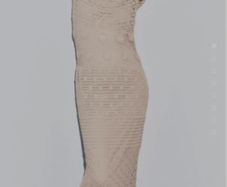Bnwt Zara beige crochet maxi dress large
