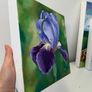 Iris, Oil painting rolled canvas Image 3