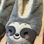 Cute Fluffy Cozy Sloth Slippers Size S! Image 3