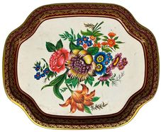 1960s Baret Ware retro serving tray