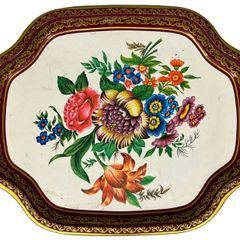 1960s Baret Ware retro serving tray