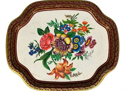 1960s Baret Ware retro serving tray