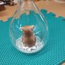 Owl ornament in glass container Image 3