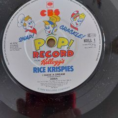 Memorabilia Vintage Rice Krispie Single Records