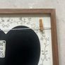 Shabby Chic Heart Chalkboard & Photo Display Memo Board Image 7