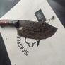 Forged Cleaver Knife with Skull Engraving The Ultimate Blend of Power Image 6