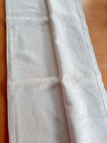 Antique long dining tablecloth